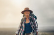 © Jacob Lund - Portrait of a cheerful senior woman in hat