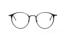 Image Of Modern Fashionable Spectacles Isolated On White Background, Eyewear, Glasses