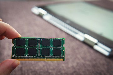 DDR for modern gadgets. Computer repair. Increase the amount of memory for the computer.