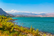 Sea of Galilee viewed from mount Arbel in Israel