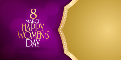 Print8 March. International Happy Women's Day Celebration. Billboard, Poster, Social Media, Story, Wishes Card, Greeting Card, Trendy Design Template. (TR: 8 Mart Dunya Kadinlar Gununuz Kutlu Olsun.)