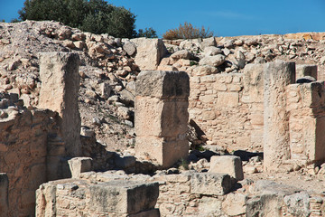 Kourion, Cyprus, Mediterranean sea 