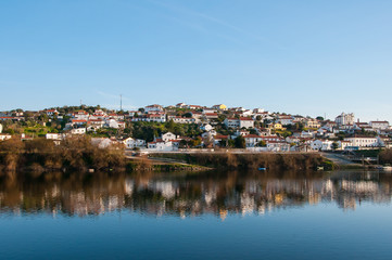 Wall Mural - Reflections on the river water