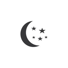 Wall Mural - moon and stars symbol