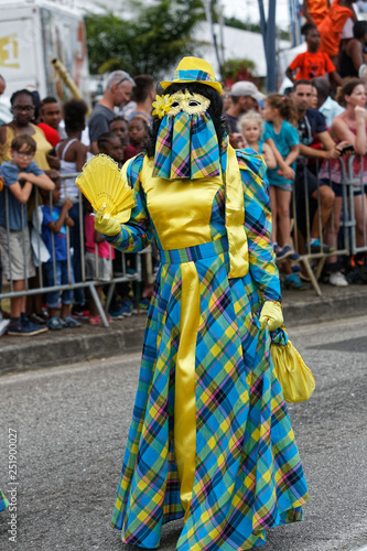 Belle Demoiselle En Tenue Traditionnelle A La Parade Du Littoral De Kourou En Guyane Francaise Buy This Stock Photo And Explore Similar Images At Adobe Stock Adobe Stock