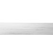 © New Africa - Empty wooden surface against white background. Mockup for design