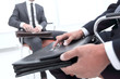 © ASDF - Closeup Of A Businessman Holding Briefcase
