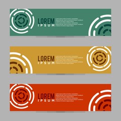 Wall Mural - Modern Banner Design Template. Vector Illustration. Eps 08.