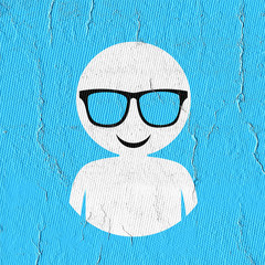 Poster - Color sunglasses design