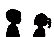 Talking Heads, Silhouette Vector