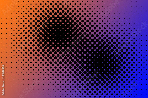 Duotone gradient dot background