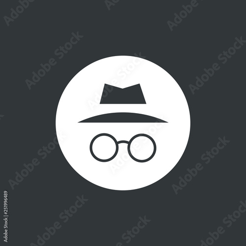 Cuadros en Lienzo Incognito icon vector illustration
