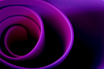 spiral purple background, yoga mat texture