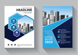 © witono26 - Business abstract vector template. Brochure design, cover modern layout, annual report, poster, flyer in A4 with colorful triangles, geometric shapes for tech, science, market with light background