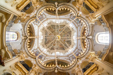 The Ceiling Of St. Nicholas Church, Prague, Bohemia, Czech Republic