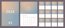 Kalender 2020 Kostenloses Stock Bild Public Domain Pictures