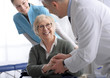 © StockPhotoPro - Doctor and senior patient shaking hands in the office