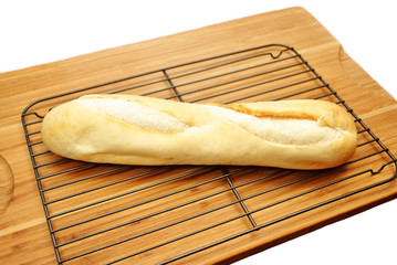 Wall Mural - Homemade French Bread Cooling on a Rack