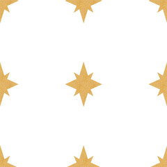 Wall Mural - Gold star seamless pattern