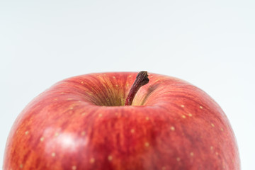 Red apple isolated on white. Apple Clipping Path