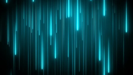 Wall Mural - blue neon abstract background. digital data flow. media technology texture. code moving in a cybersp