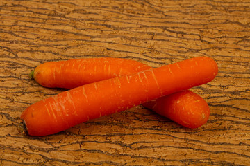 Ripe two carrots