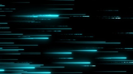Wall Mural - blue bright neon particles. communication concept texture. digital information flow. high tech patte