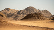 Steinwüste in Ägypten mit neutralem Himmel