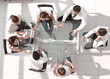 © ASDF - top view.the business team is discussing new ideas