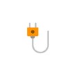 © sljubisa - Electric plug icon, Flat design illustration isolated
