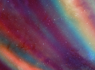 Wall Mural - holi abstract space background