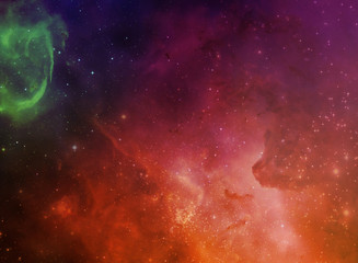 Wall Mural - Holi abstract space background