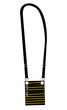 Vector illustration of a small bag around neck