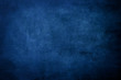 Leinwandbild Motiv Dark blue grungy distressed canvas bacground