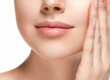 © Utkamandarinka - Woman lips chin neck beautiful skin age care