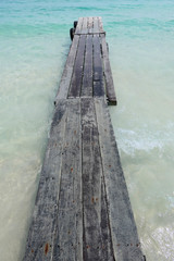 Wall Mural - Wooden bridge