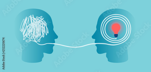 Fotografía understanding and communication process concept