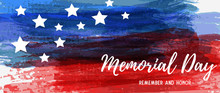 Usa Memorial Day Grunge Background