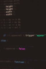 Wall Mural - html php java program code