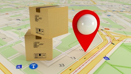 Parcel delivery to address worldwide. GPS tracking shipments.