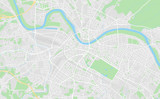Fototapeta Mapy - Dresden, Germany downtown street map