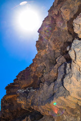 Wall Mural - Natural cliff at Morro Jable