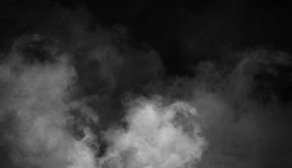 fog and mist effect on black background. smoke texture overlays