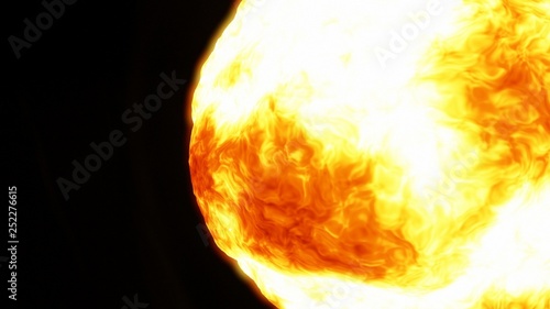Foto  Exoplanet 3d illustration