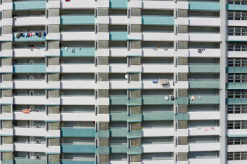 Canvas Print - Facade of the building architecture