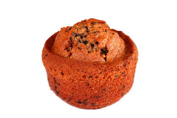 Wall Mural - muffin in white background