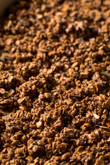 Canvas Print - Homemade Chocolate Granola in a Bowl