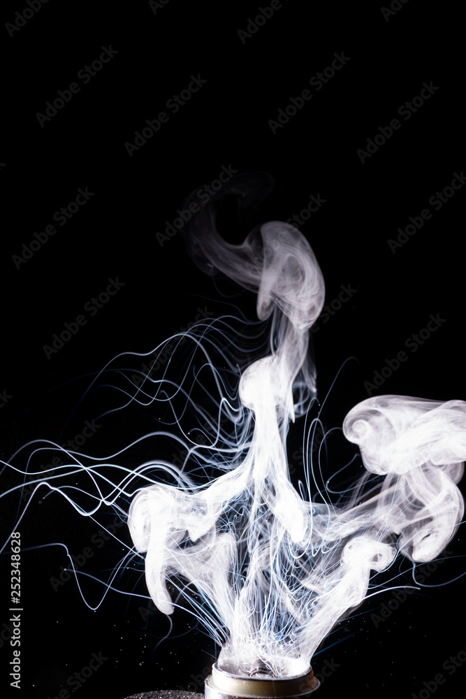 Big clouds of vape fog. Splash of glicerine clouds with spray boiling  liquid. Vape culture and no smoking movement. Stock Photo | Adobe Stock