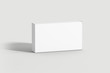© sabir - Blank White Product Package Box Mock-up. Container, Packaging Template on white background