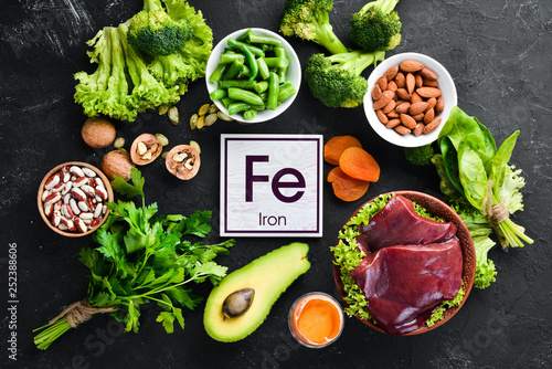 Fotografía Food containing natural iron